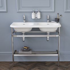 Stone basin with frame. 